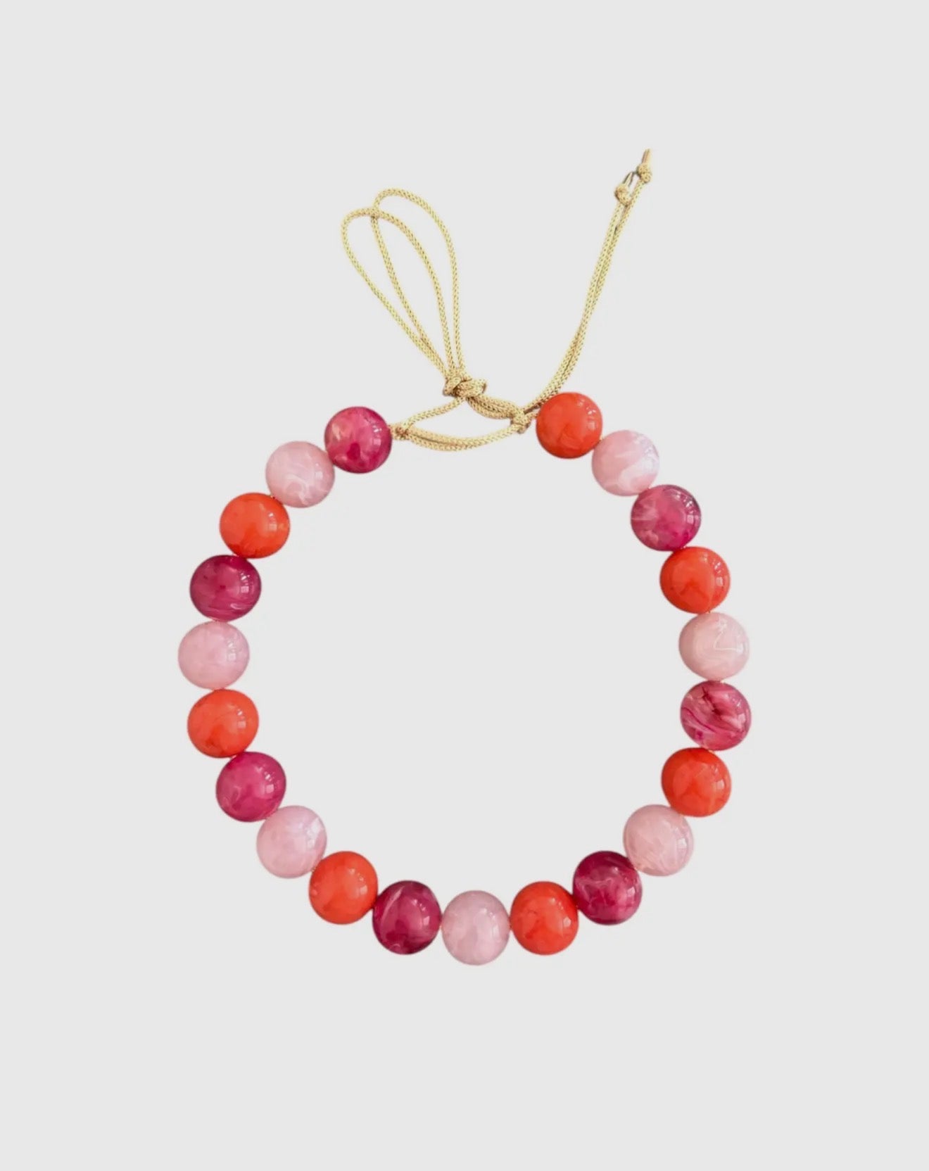 Chunky Beaded Necklace - Candy Land