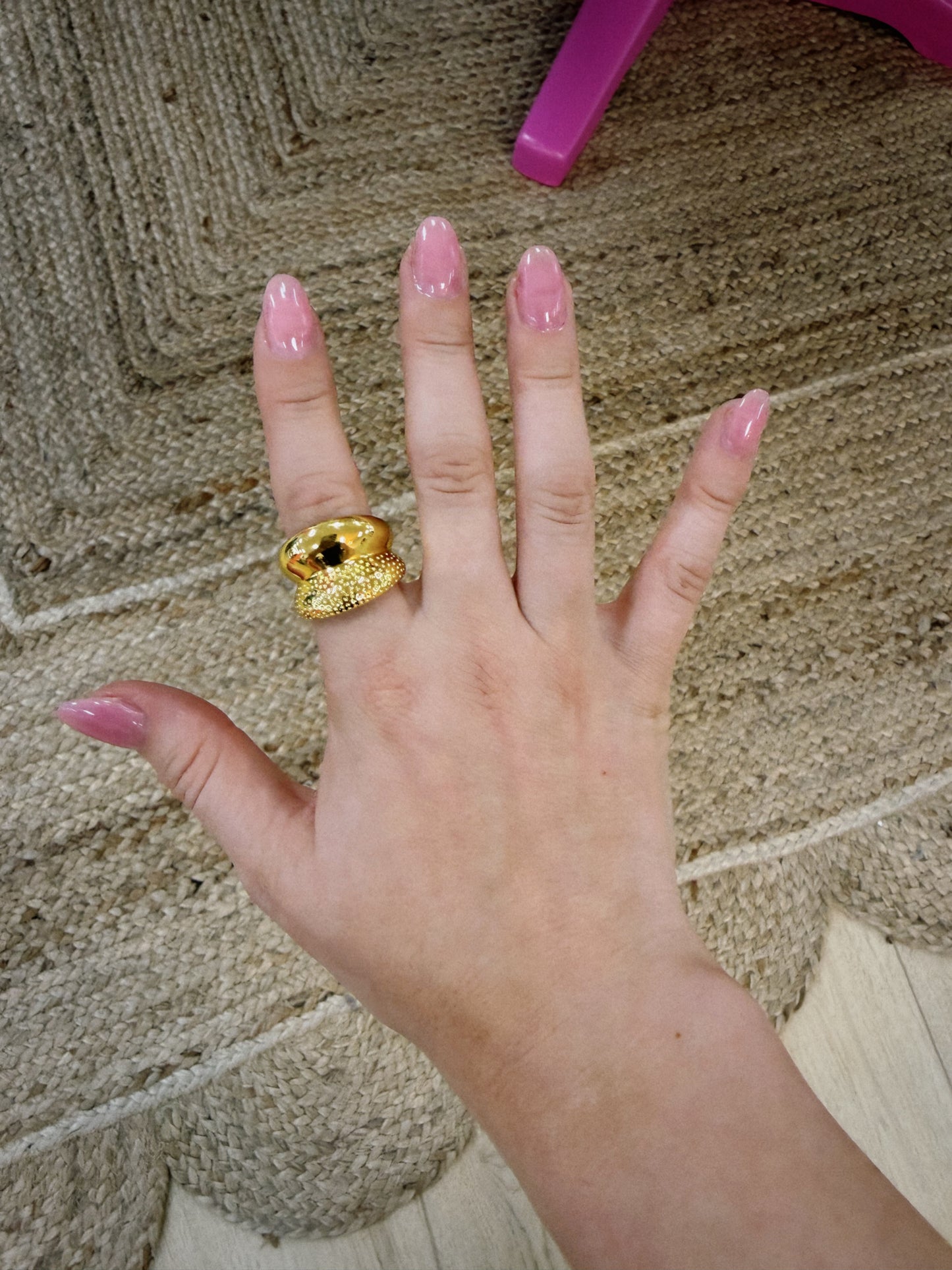 Gold Bubble Ring