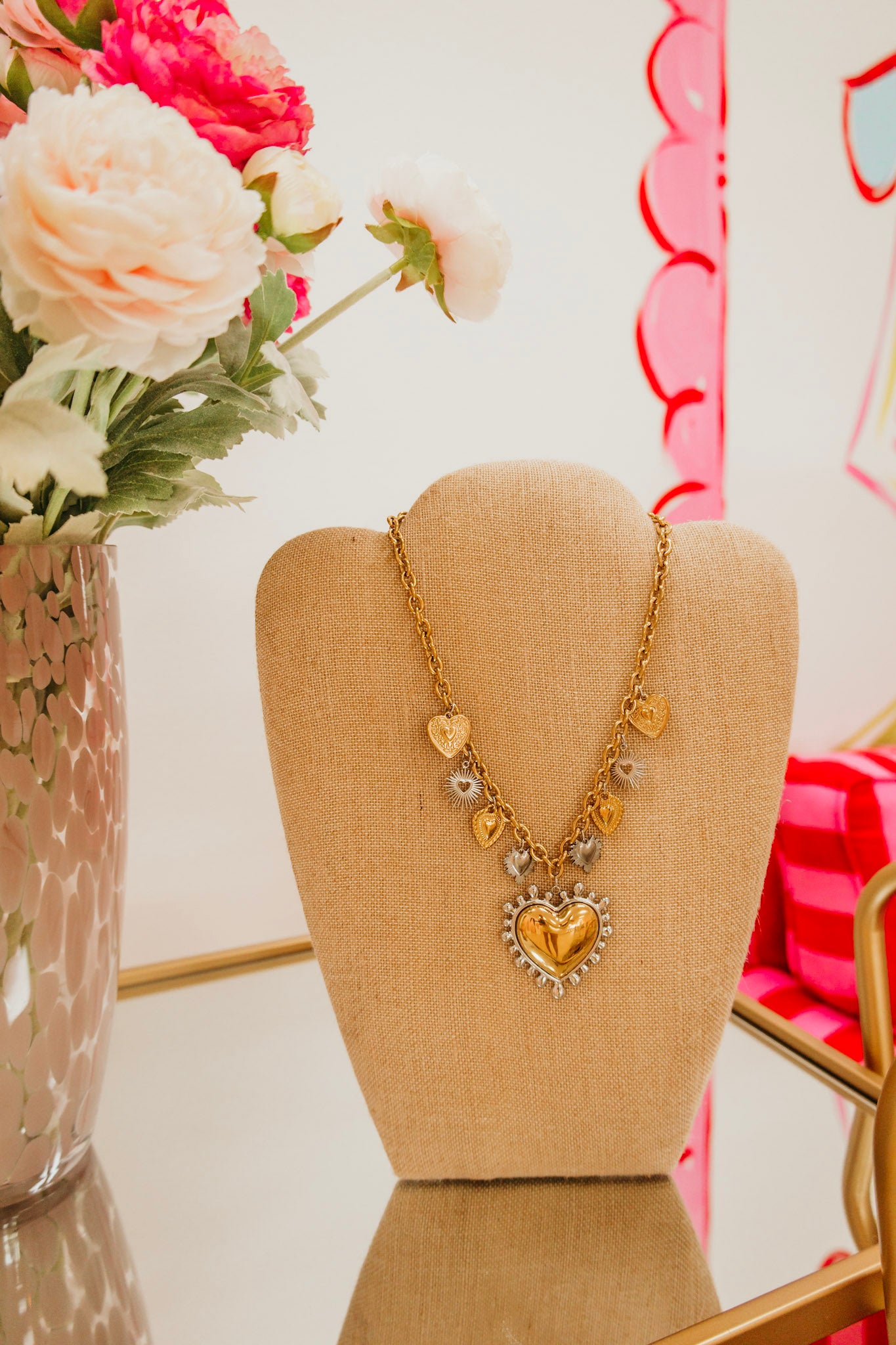 The Two Tone Charm Necklace