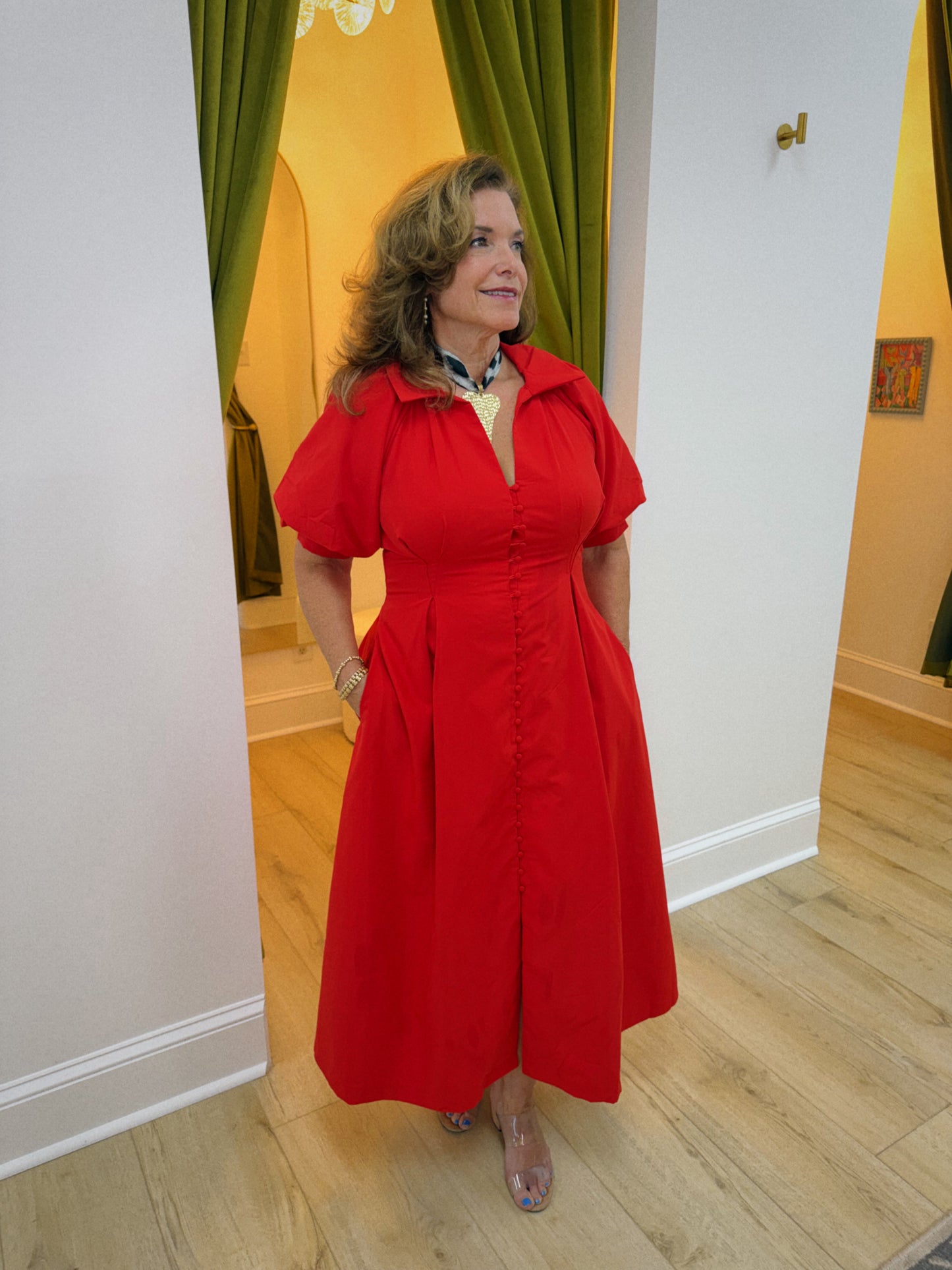 Lady in Red Dress