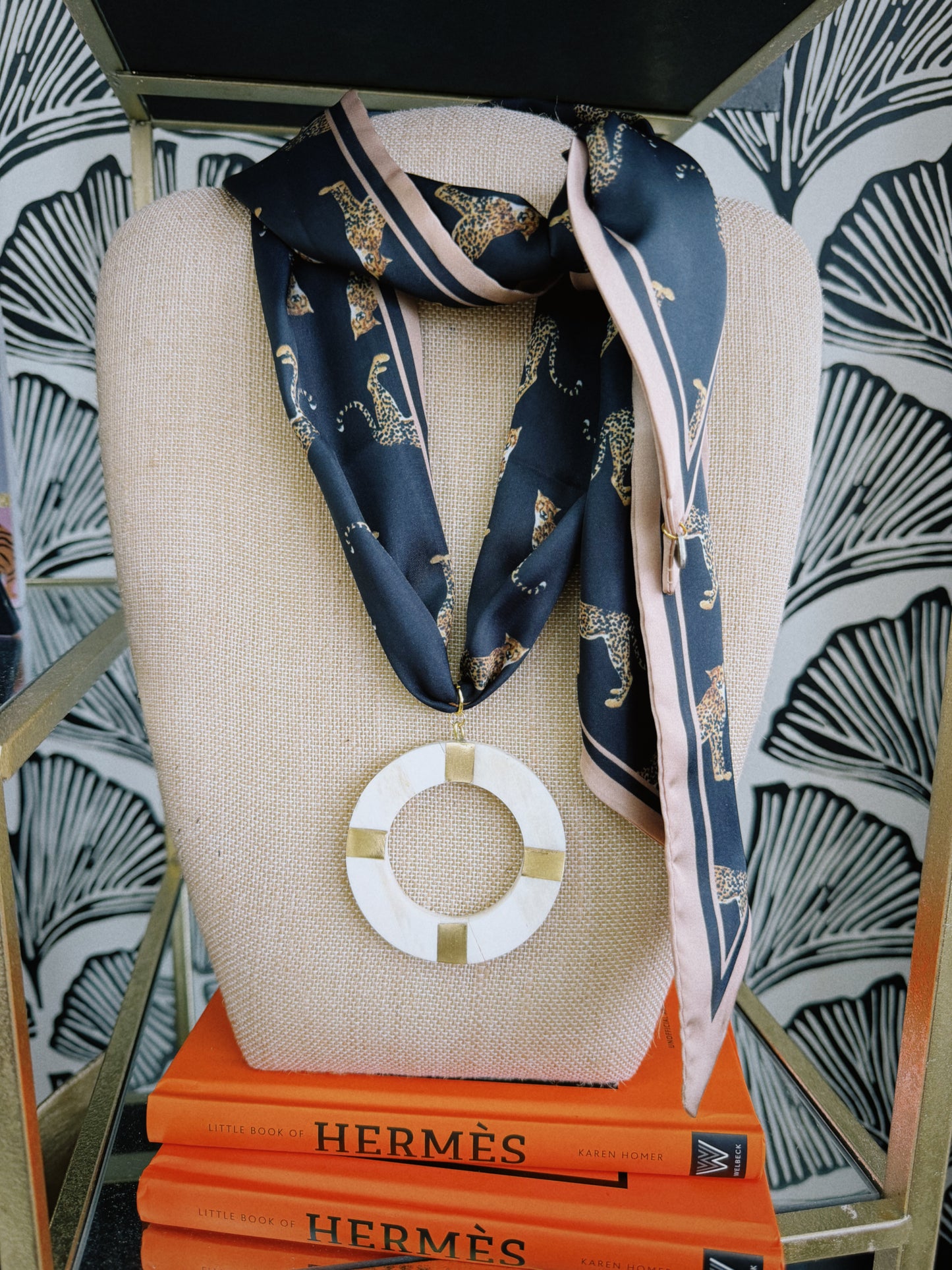 Circle Up Scarf Necklace