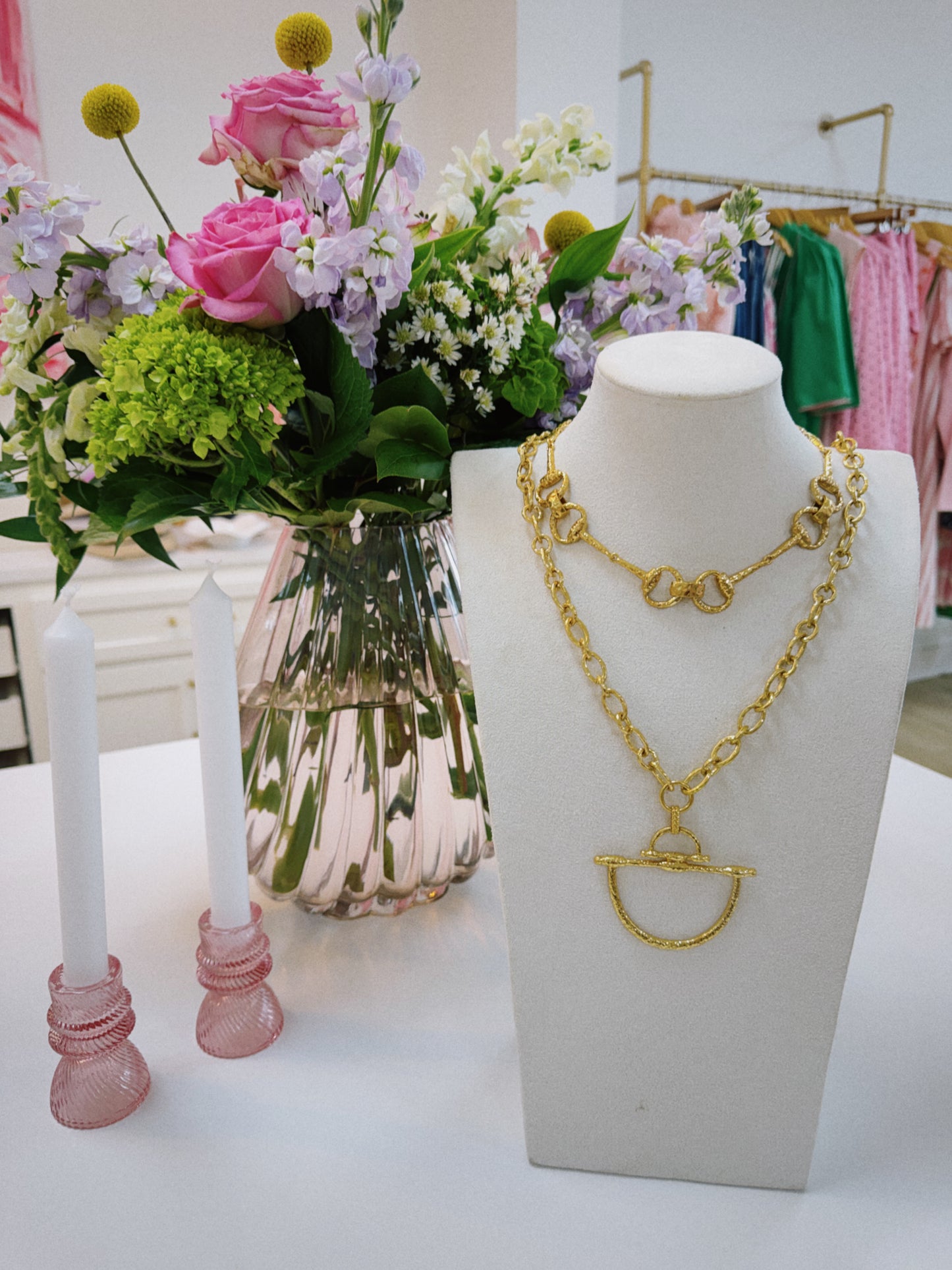 The Horsebit Honey Necklace
