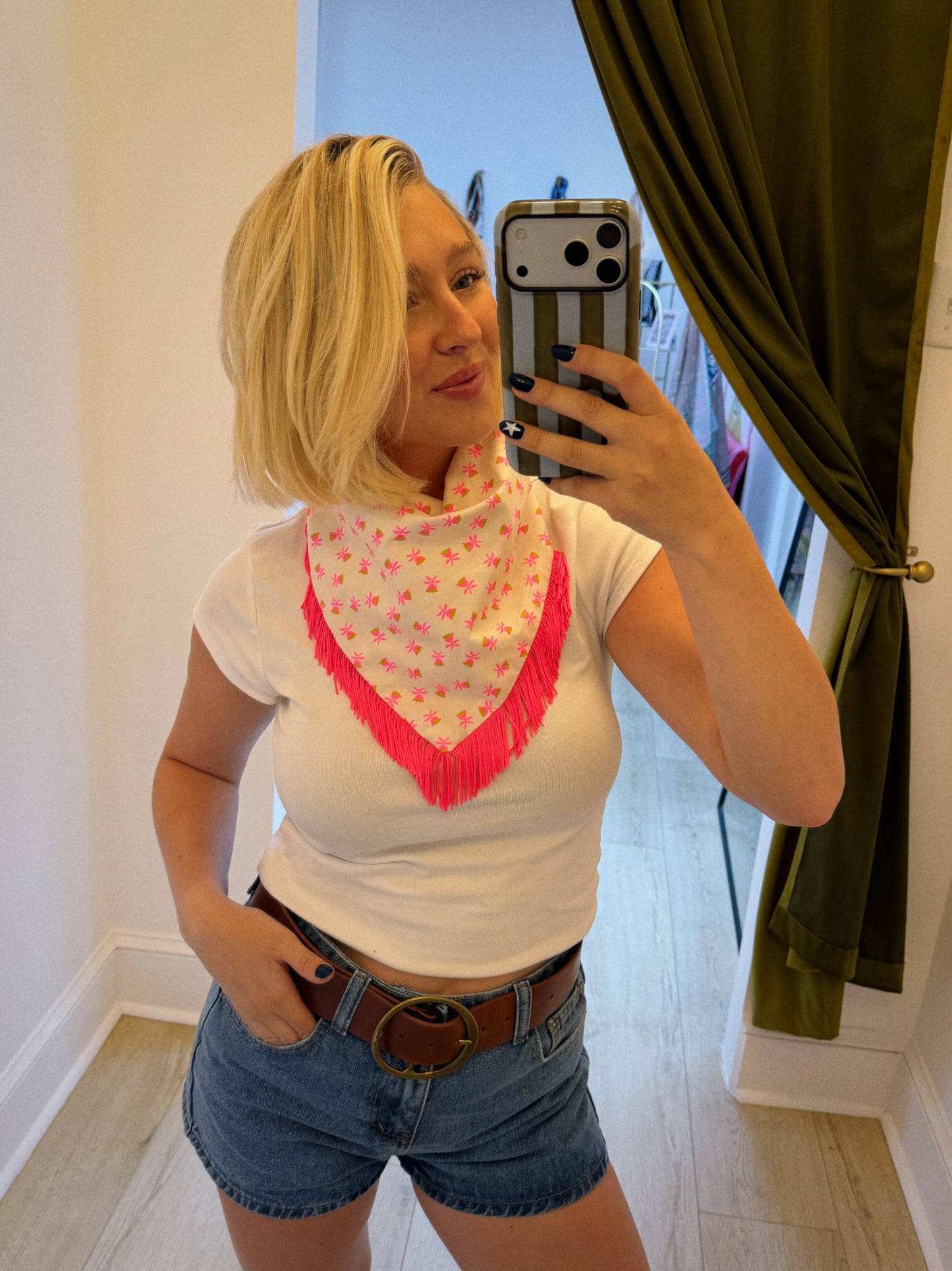 Wildflower Cowgirl Fringe Scarf