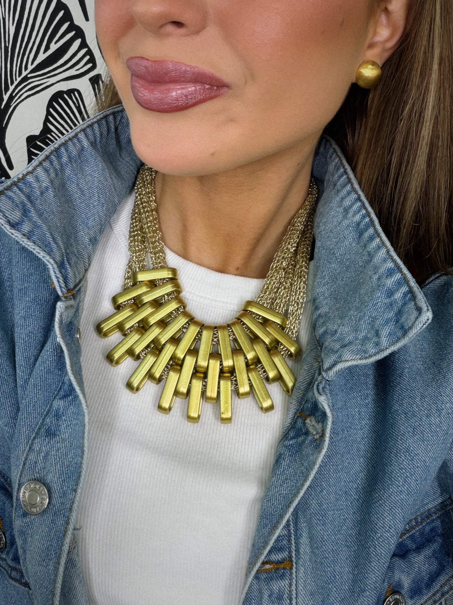 Golden Hour Fringe Necklace