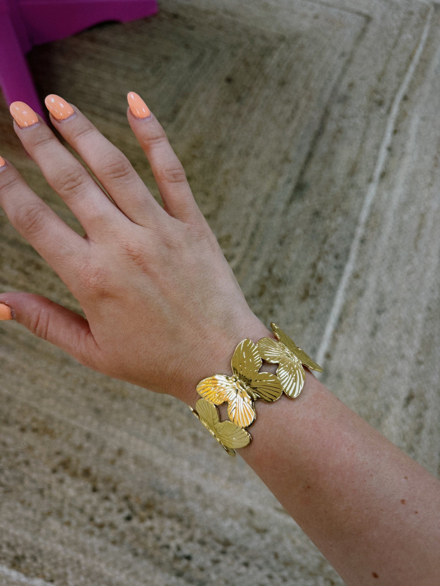 Gold Butterfly Bracelet