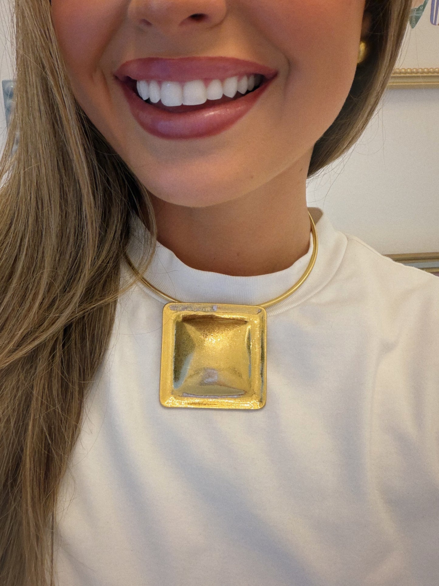 Square Statement Necklace