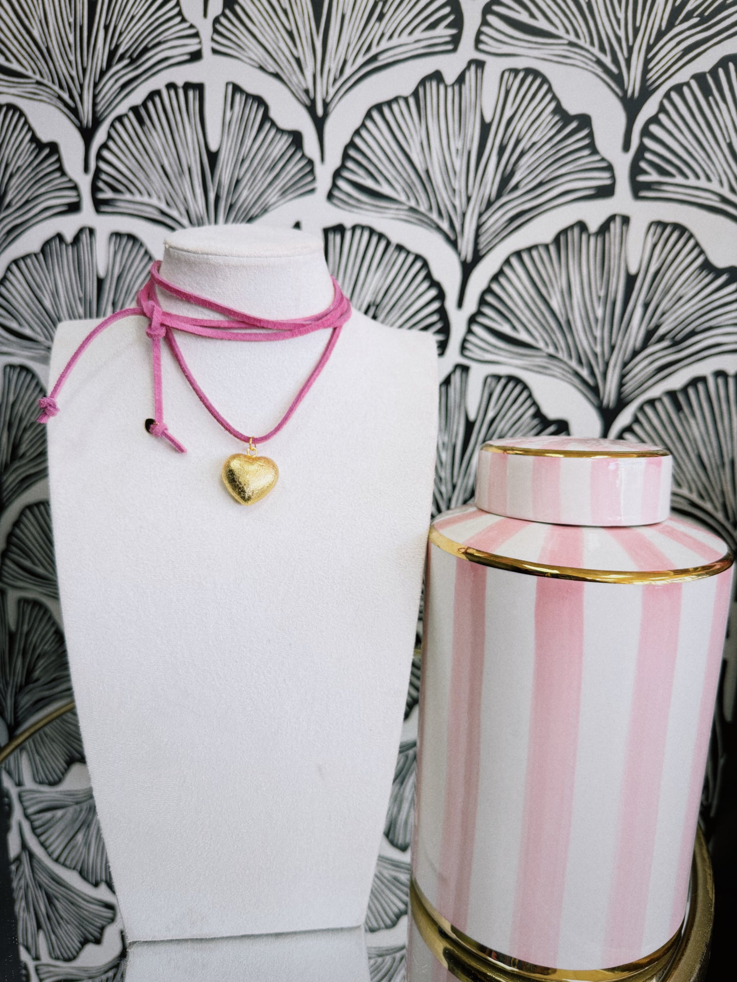 Purple Wrap Heart Necklace