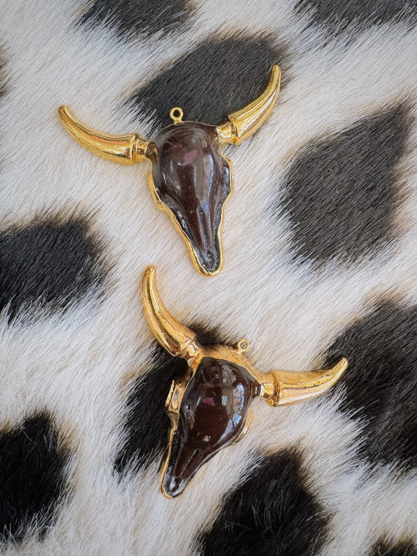 Skull Charm - Brown