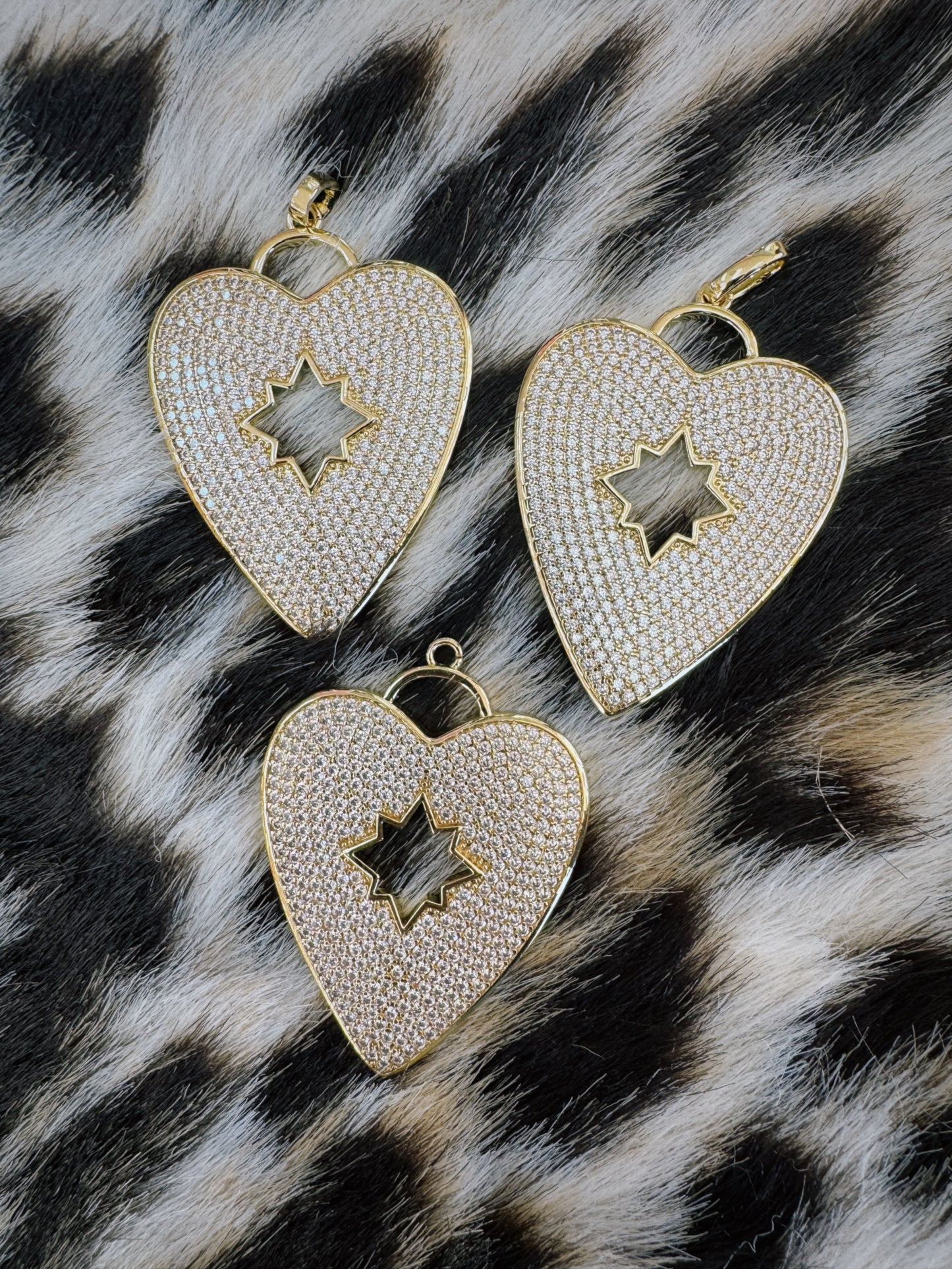 Diamond Heart Charm