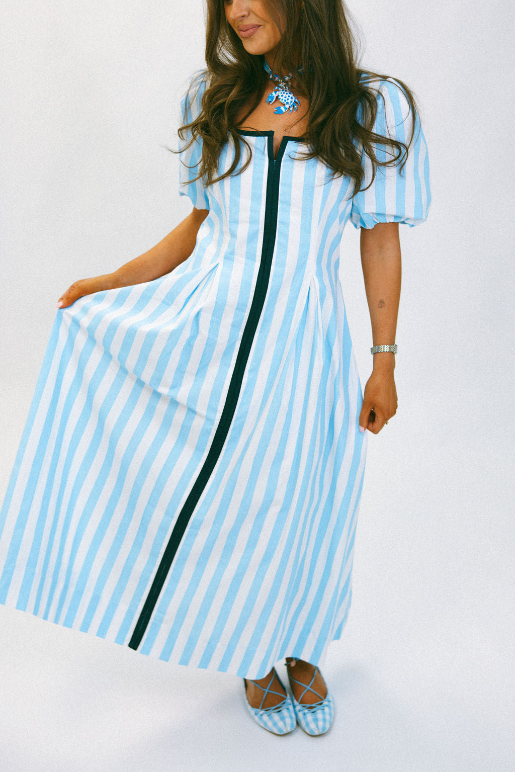 Seaside Stroll Midi - Blue