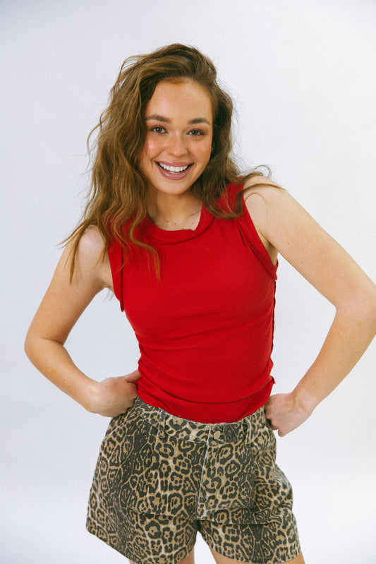 The Happy Hue Tank - Red