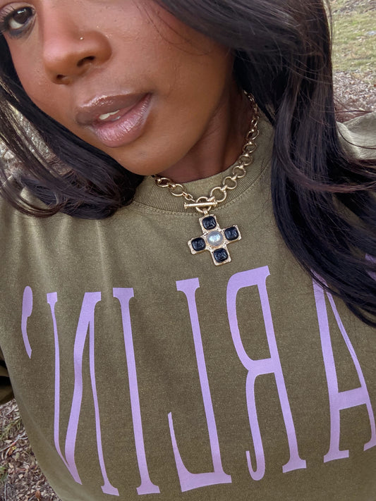 Open The Gates Necklace - Black