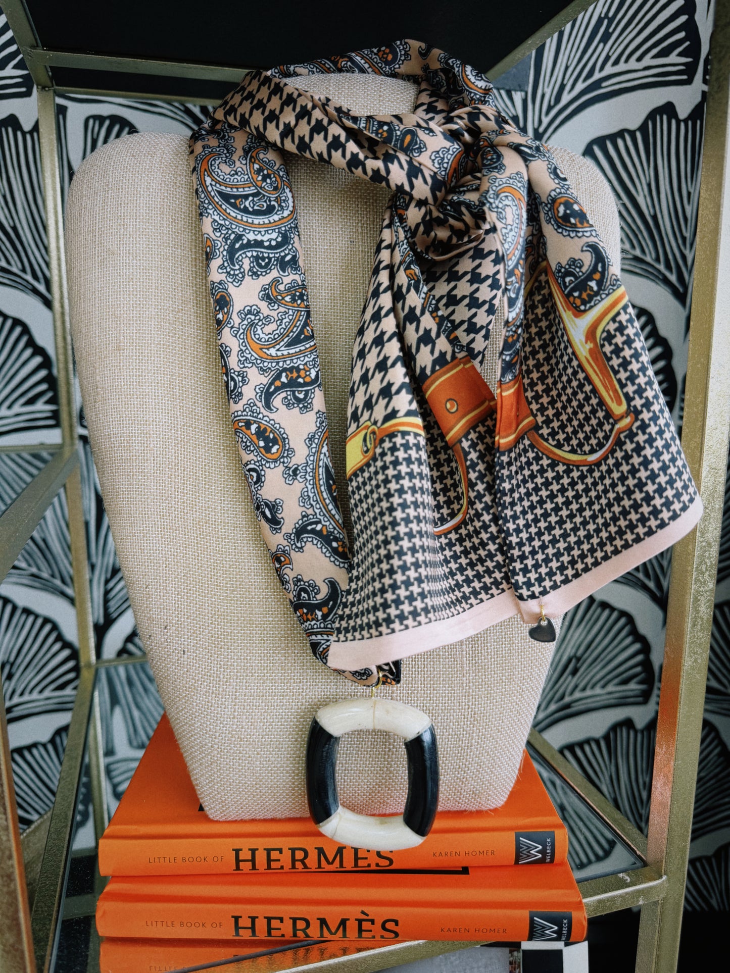 Square Law Scarf Necklace
