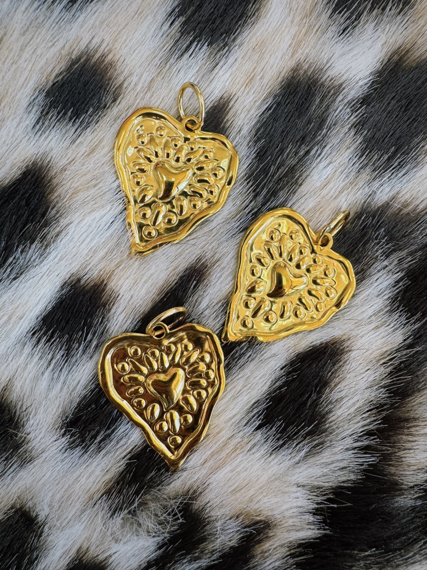 Funky Heart Charm