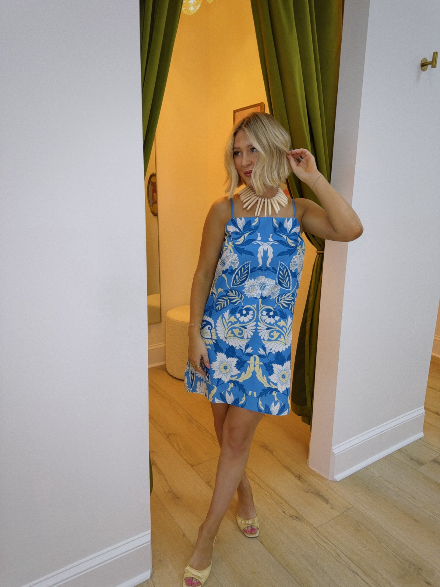 The Azure Coast Mini Dress