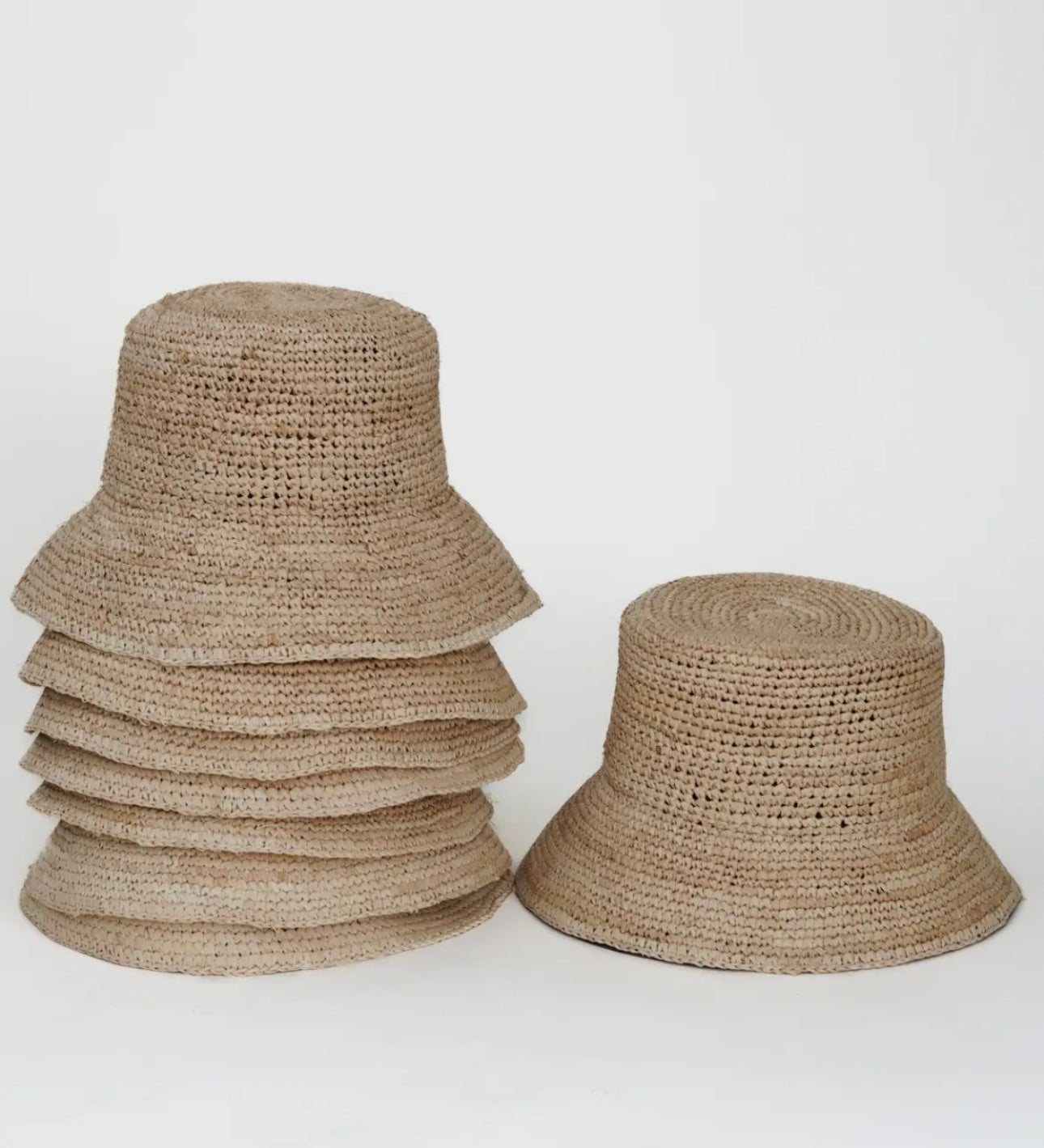 Isla - Raffia Bucket Hat