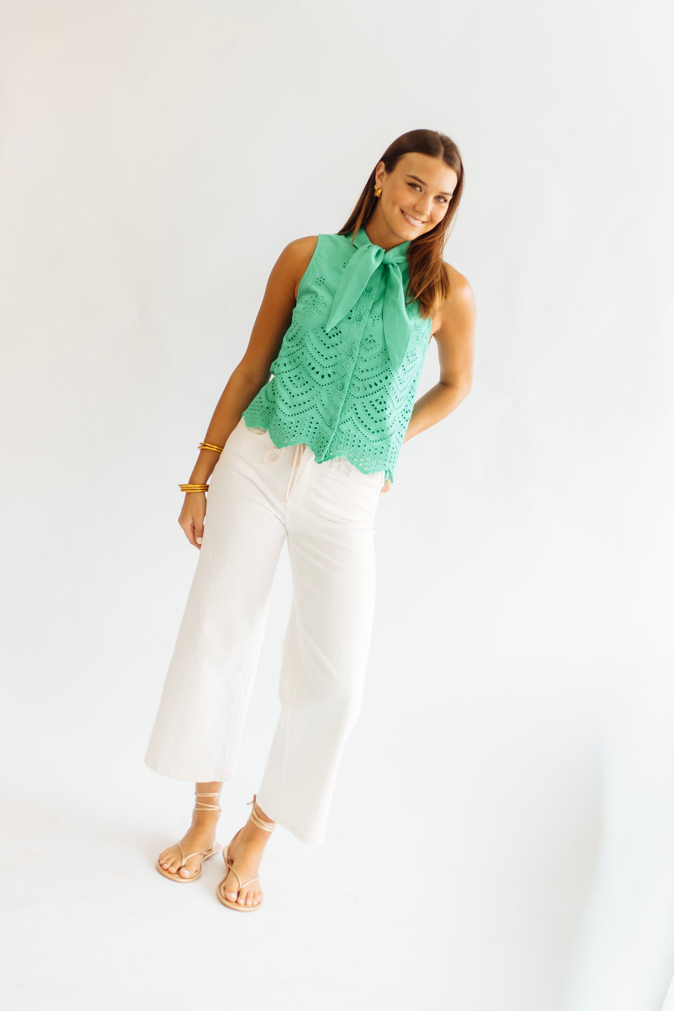 Fresh Picked Eyelet Blouse