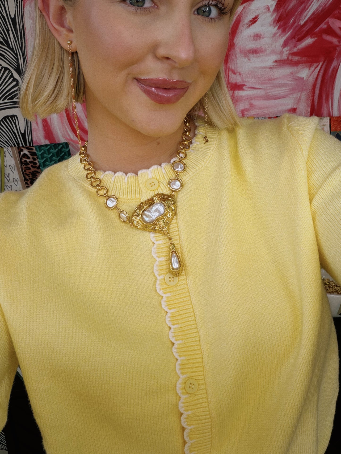 Collar Pearl Necklace