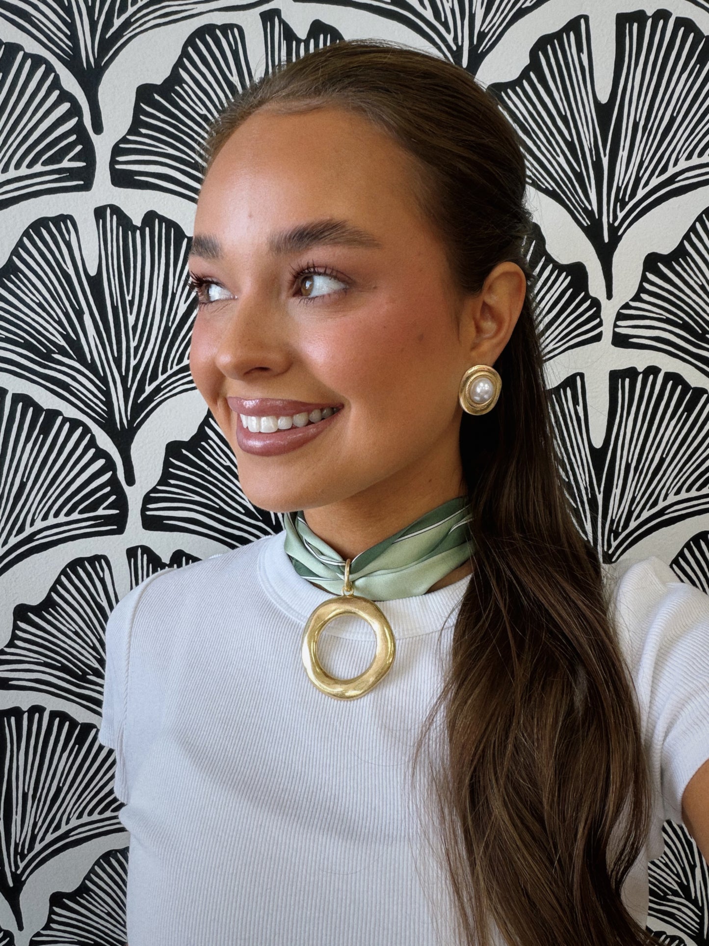 The Keepsake Circle Scarf Necklace