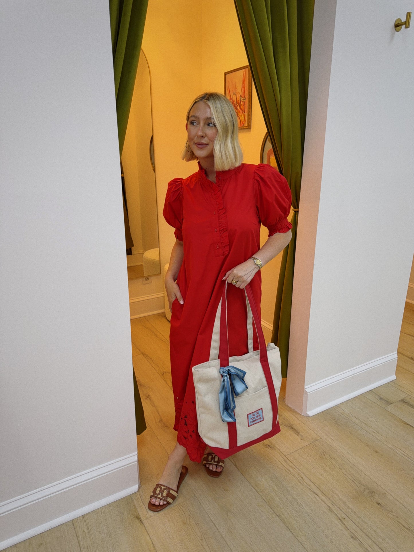 Nantucket Nights Maxi - Red
