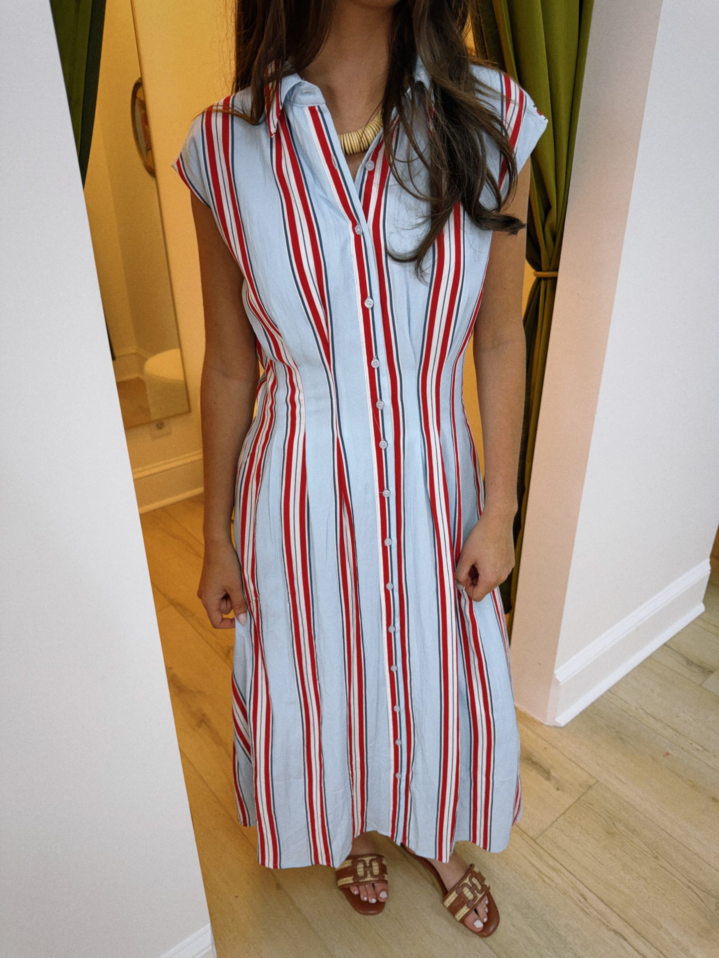 The Sail Away Stripe Dress