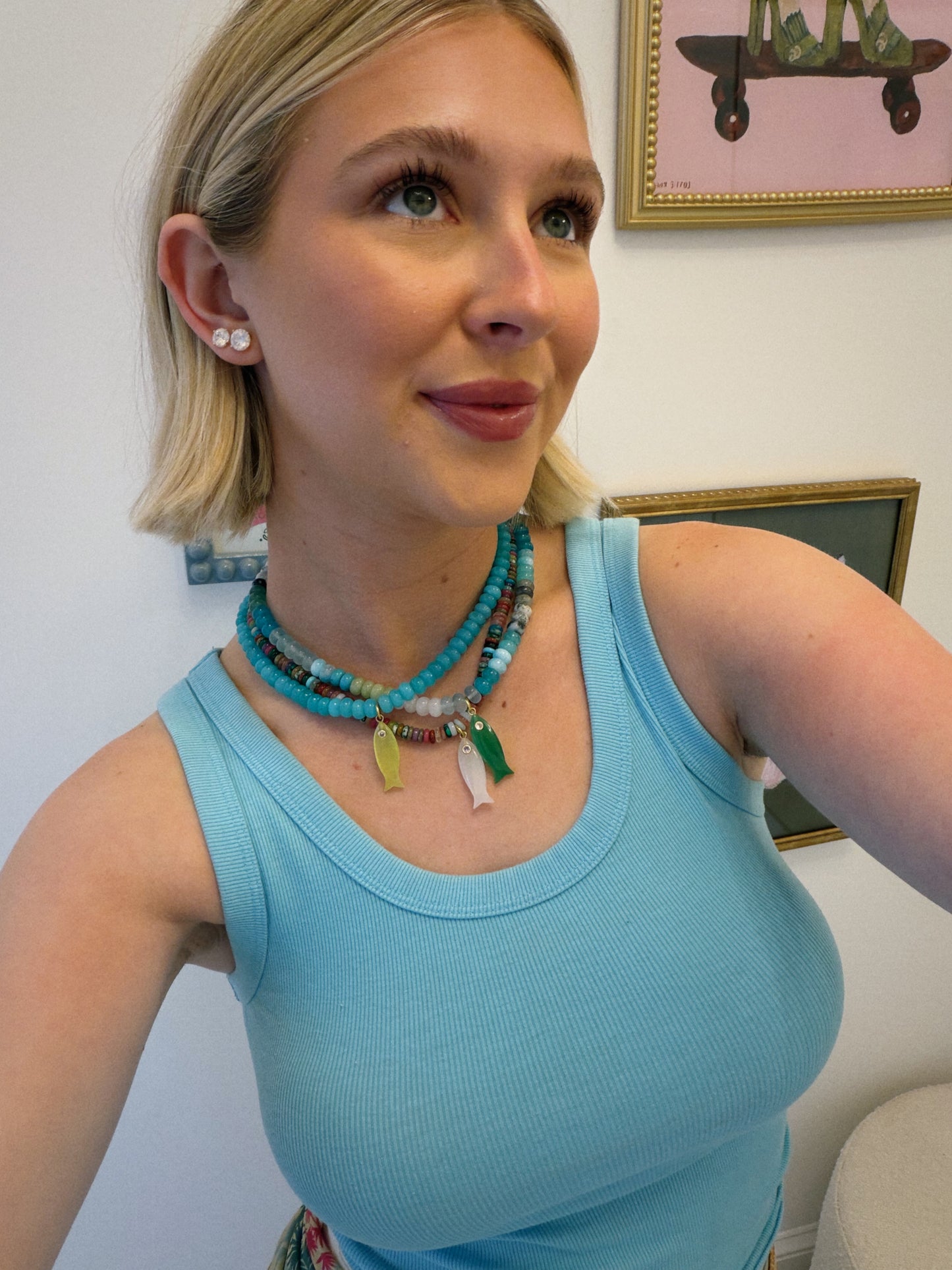 Fish Charm Necklace
