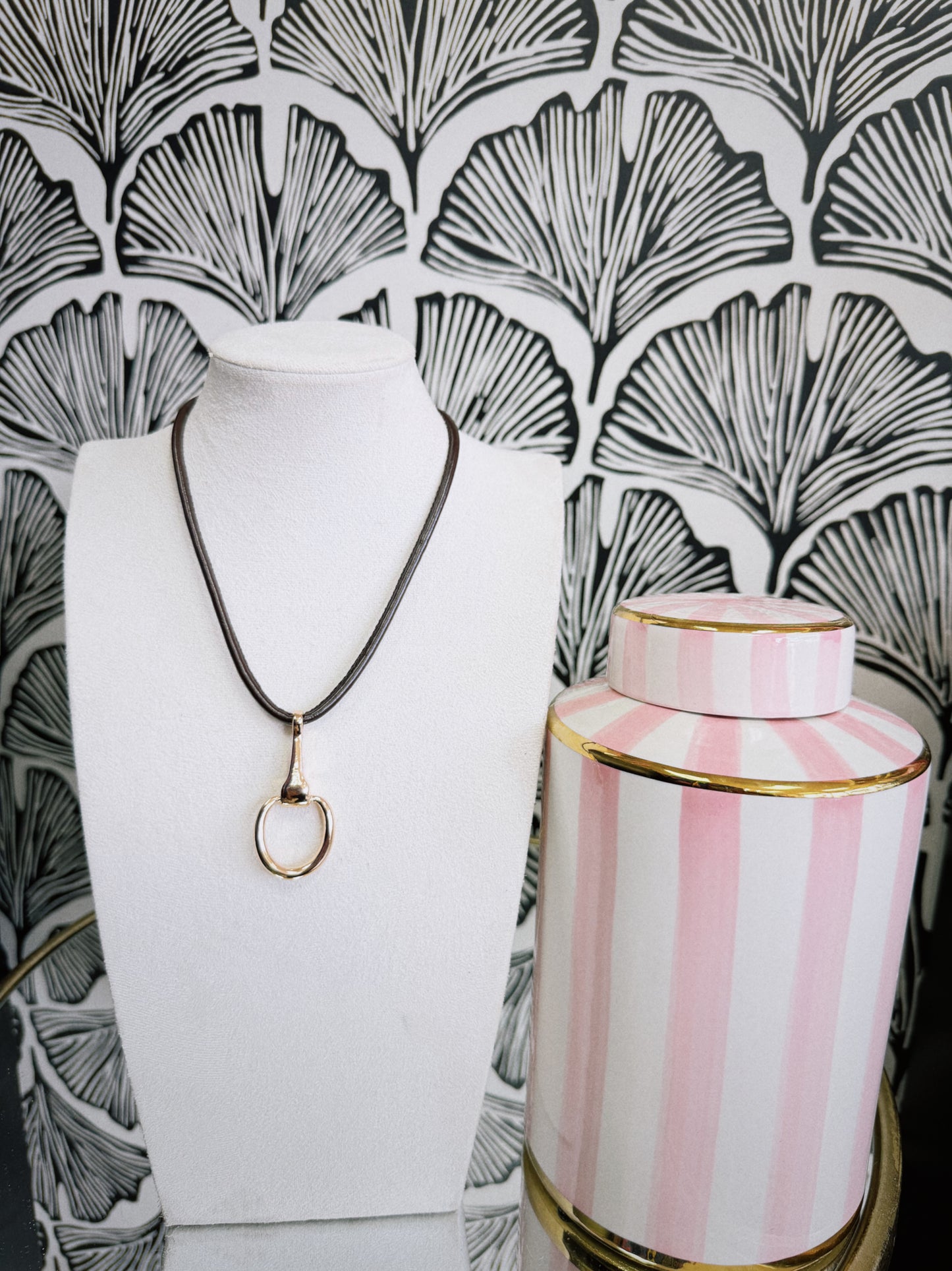 Golden Snaffle Necklace