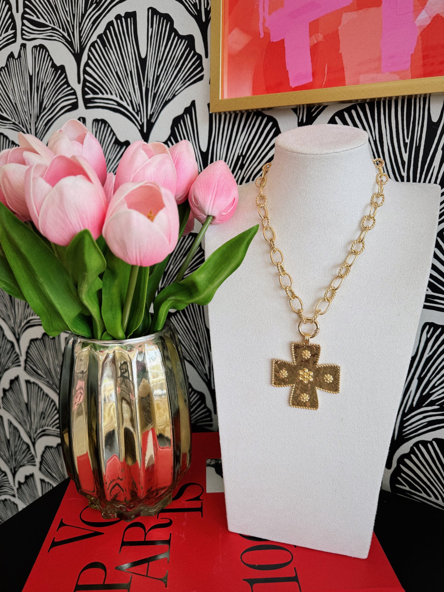 Divine Grace Chunky Necklace - Gold