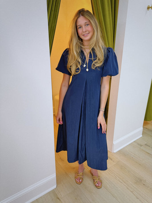 The Marina Muse Dress - Navy