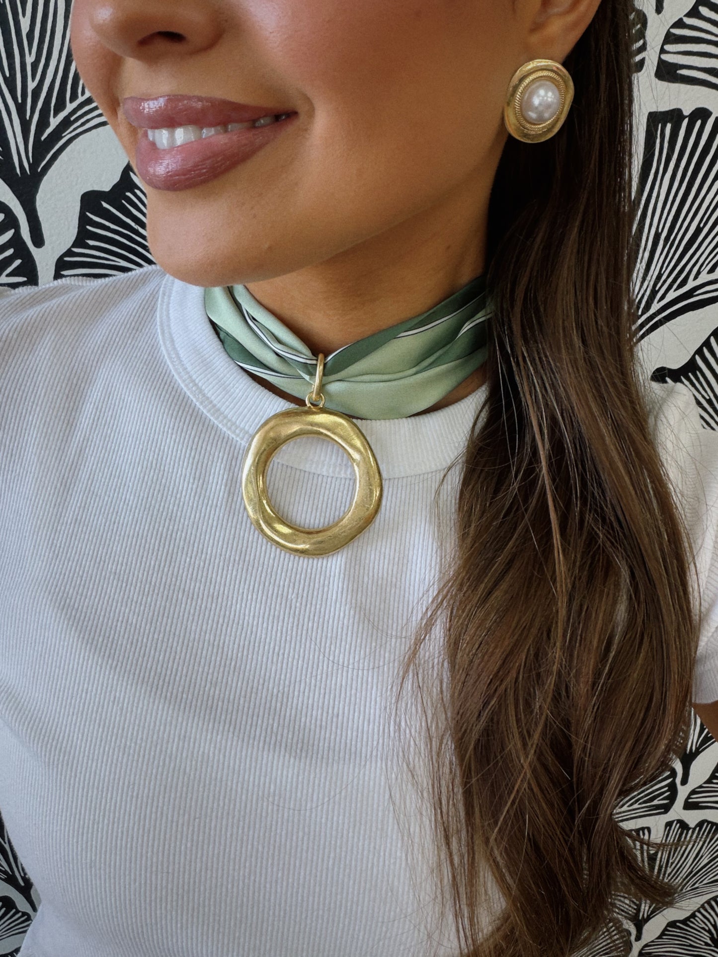 The Keepsake Circle Scarf Necklace