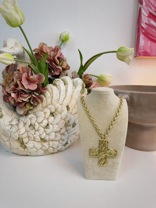 Chunky Cross Necklace