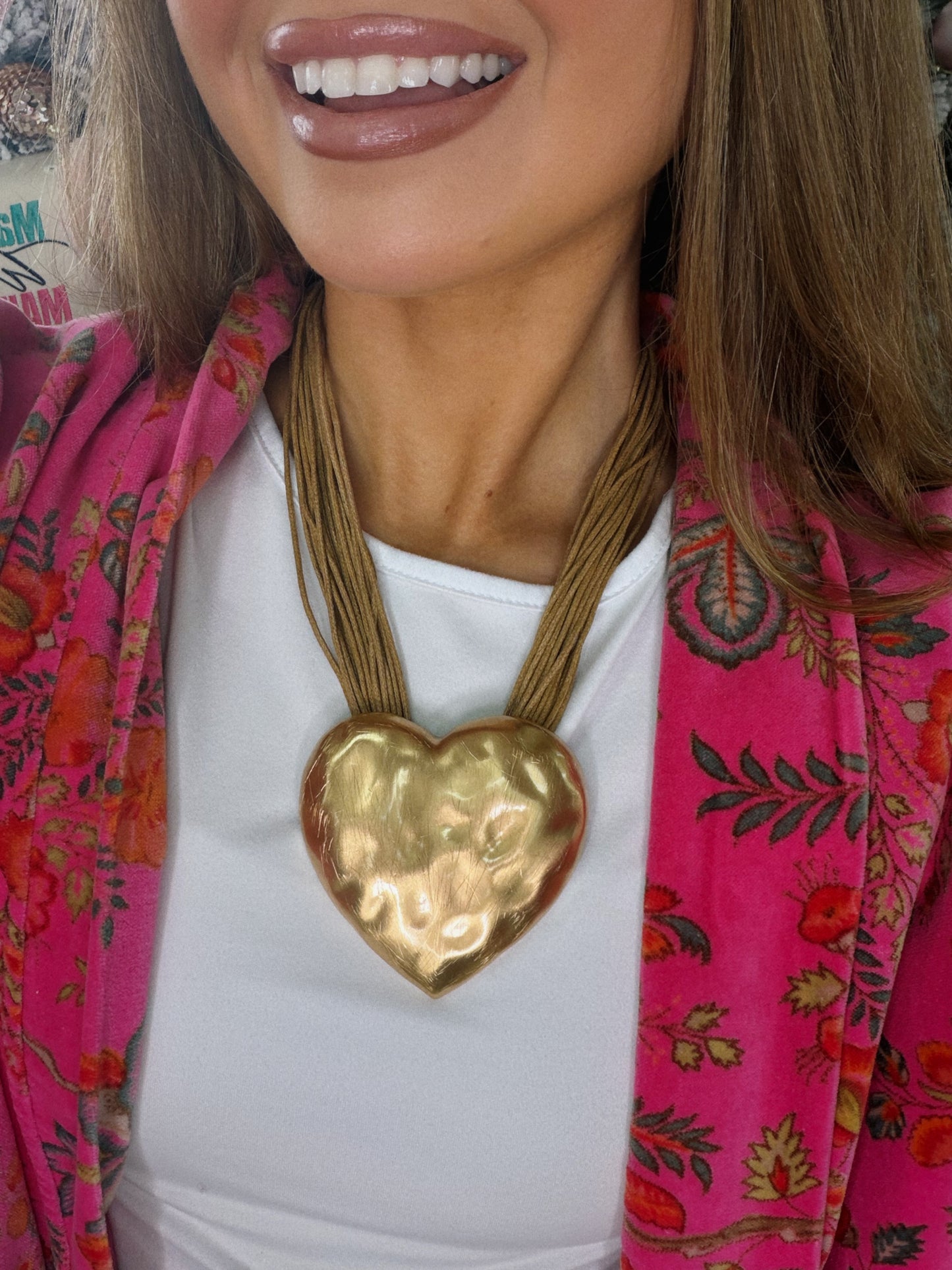 Wild Heart Necklace - Brown