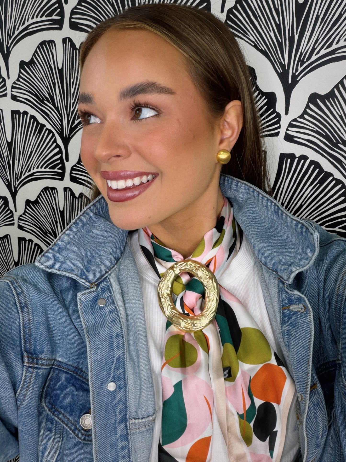 Soft Glam Scarf Necklace