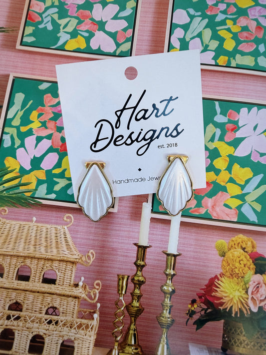 Seashell Studs