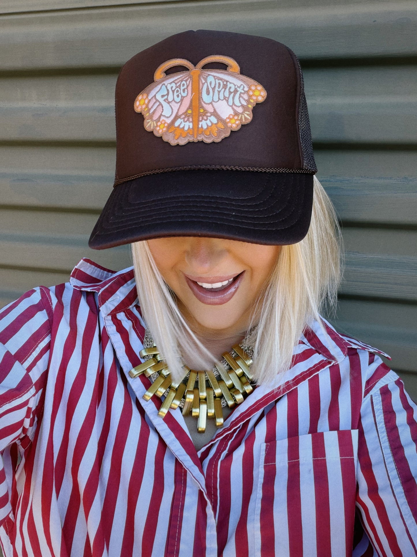 Free Spirit Butterfly Trucker Hat