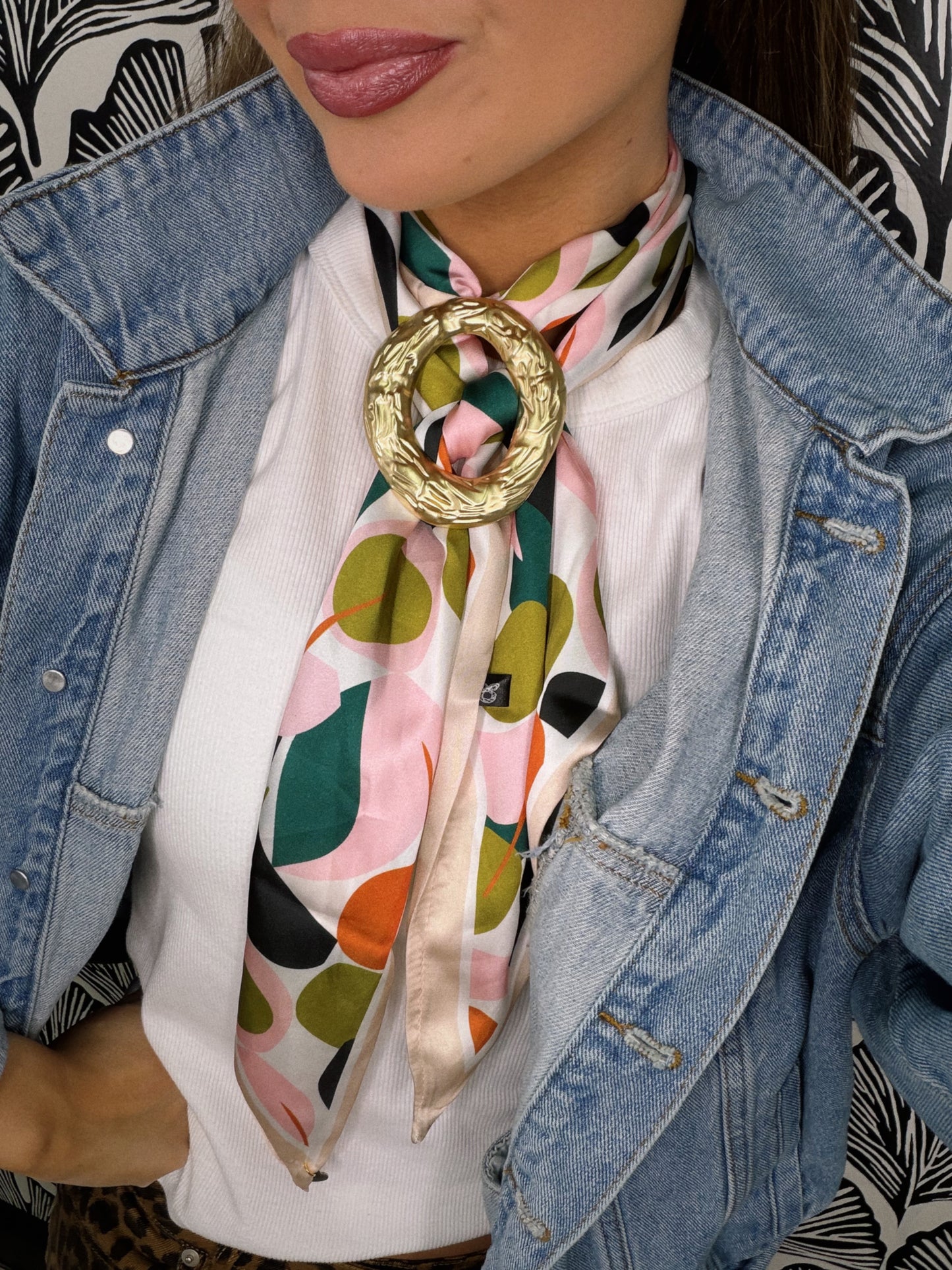 Soft Glam Scarf Necklace