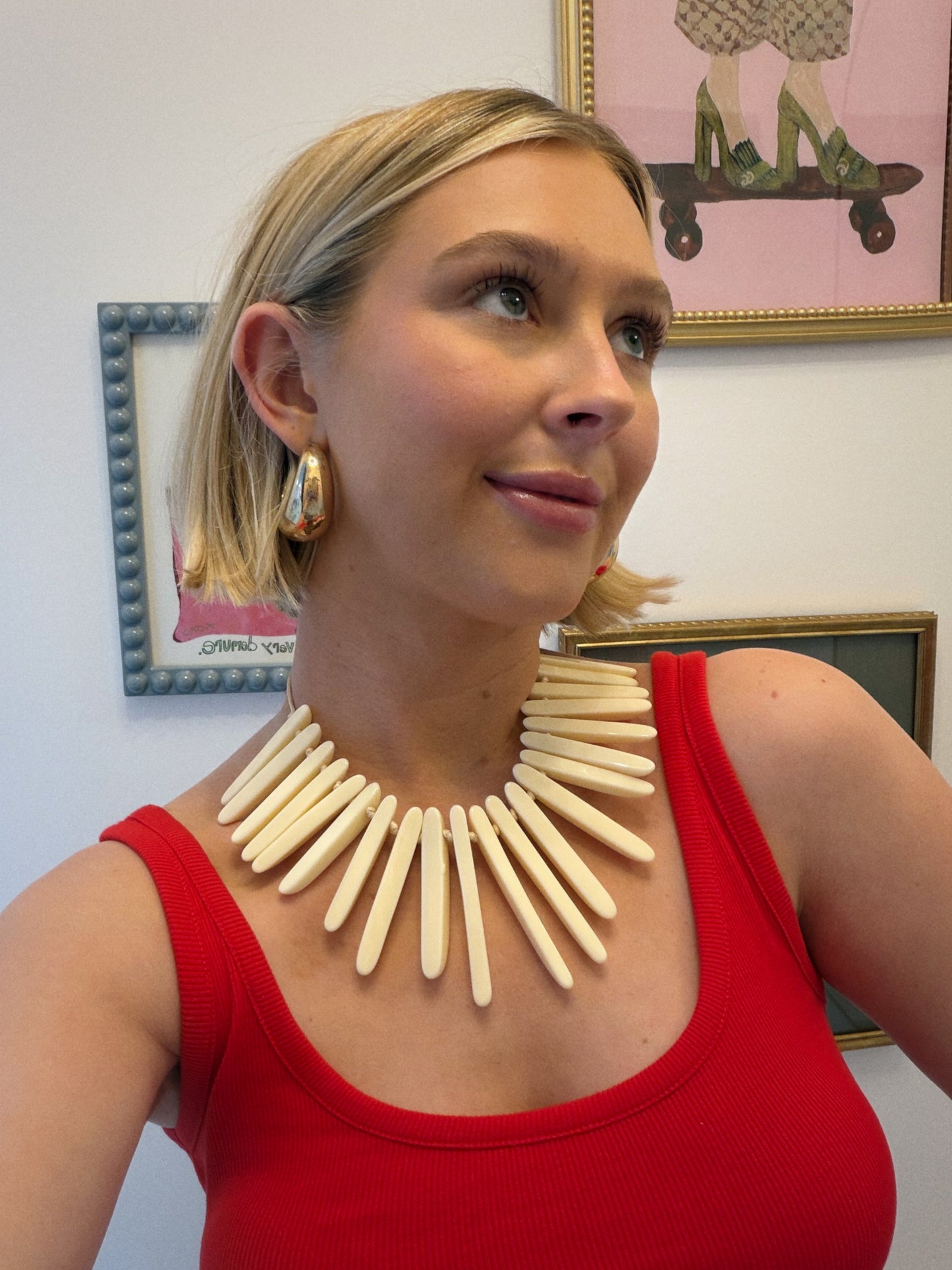 The Drama Fringe Necklace